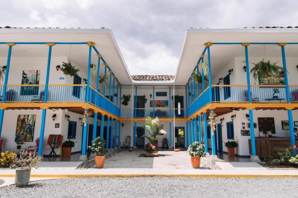 Hotel Hacienda Santa Clara サンタ・ロサ・デ・カバル エクステリア 写真