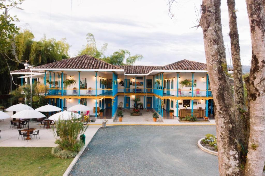 Hotel Hacienda Santa Clara サンタ・ロサ・デ・カバル エクステリア 写真