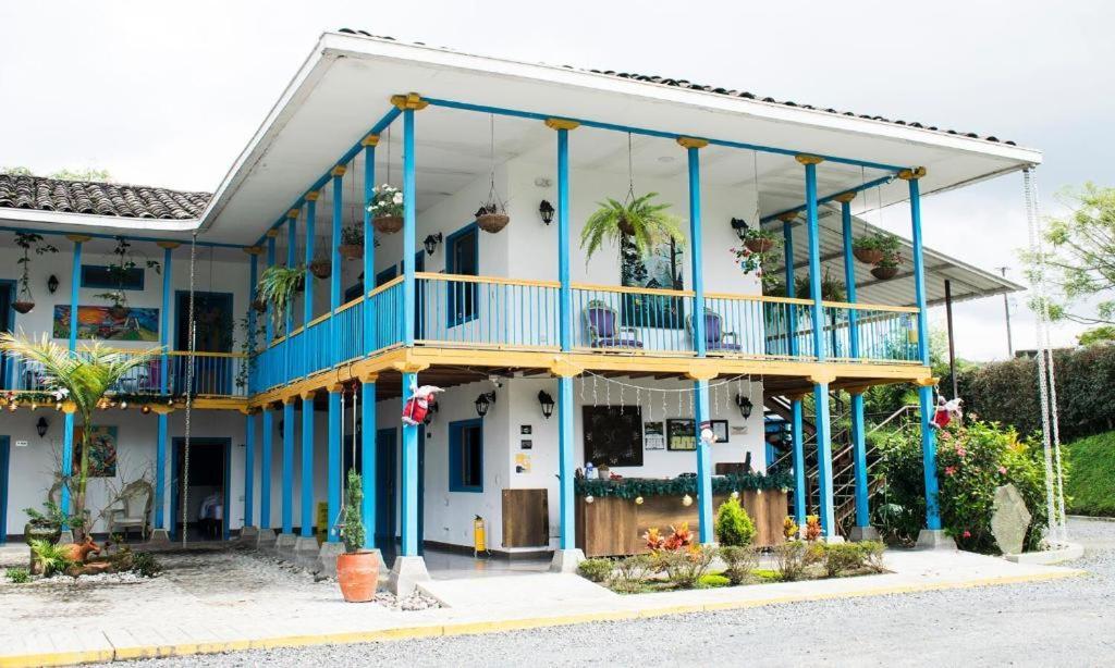 Hotel Hacienda Santa Clara サンタ・ロサ・デ・カバル エクステリア 写真
