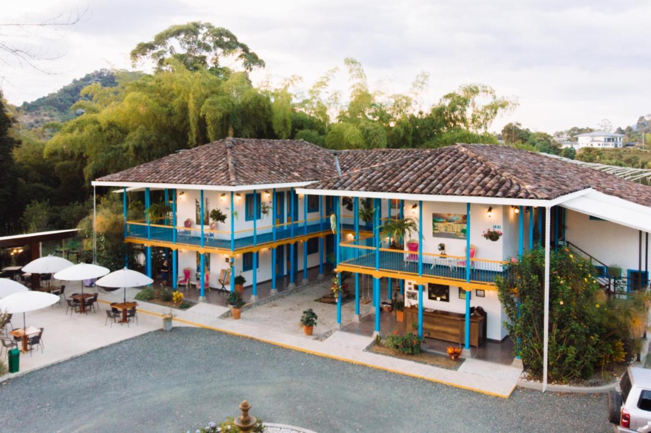 Hotel Hacienda Santa Clara サンタ・ロサ・デ・カバル エクステリア 写真